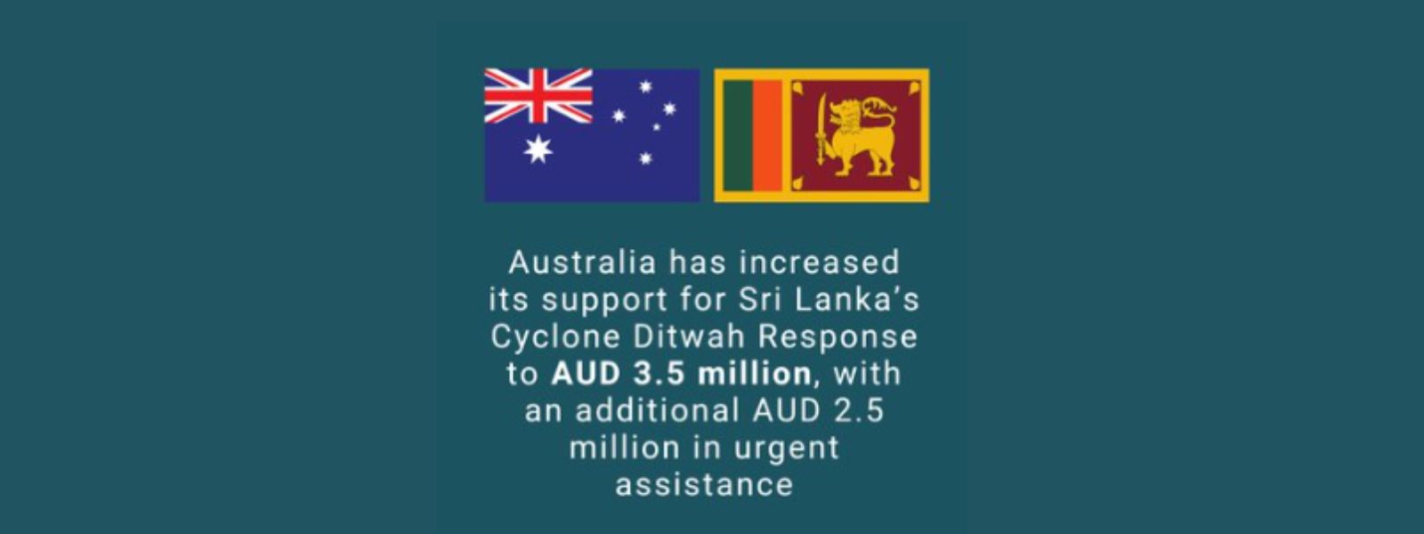 Australia Commits Additional $2.5 Million for SL